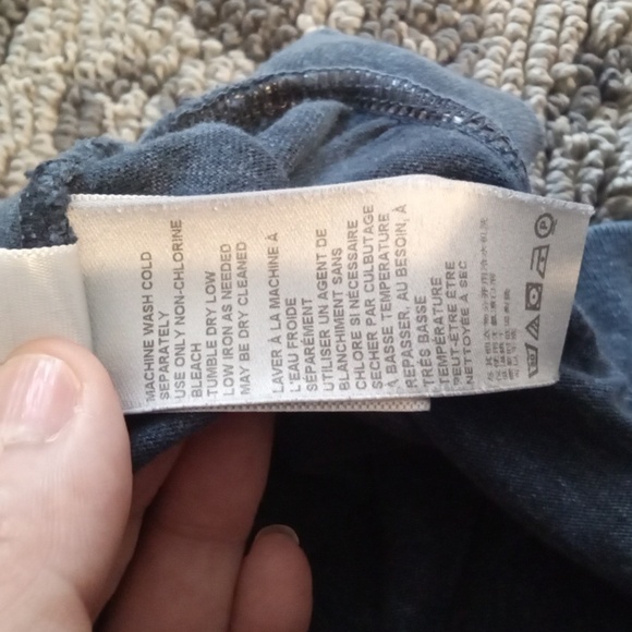 We The Free People Acid Wash Thin Sweatshirt Womens Large Oversize - Picture 4 of 11